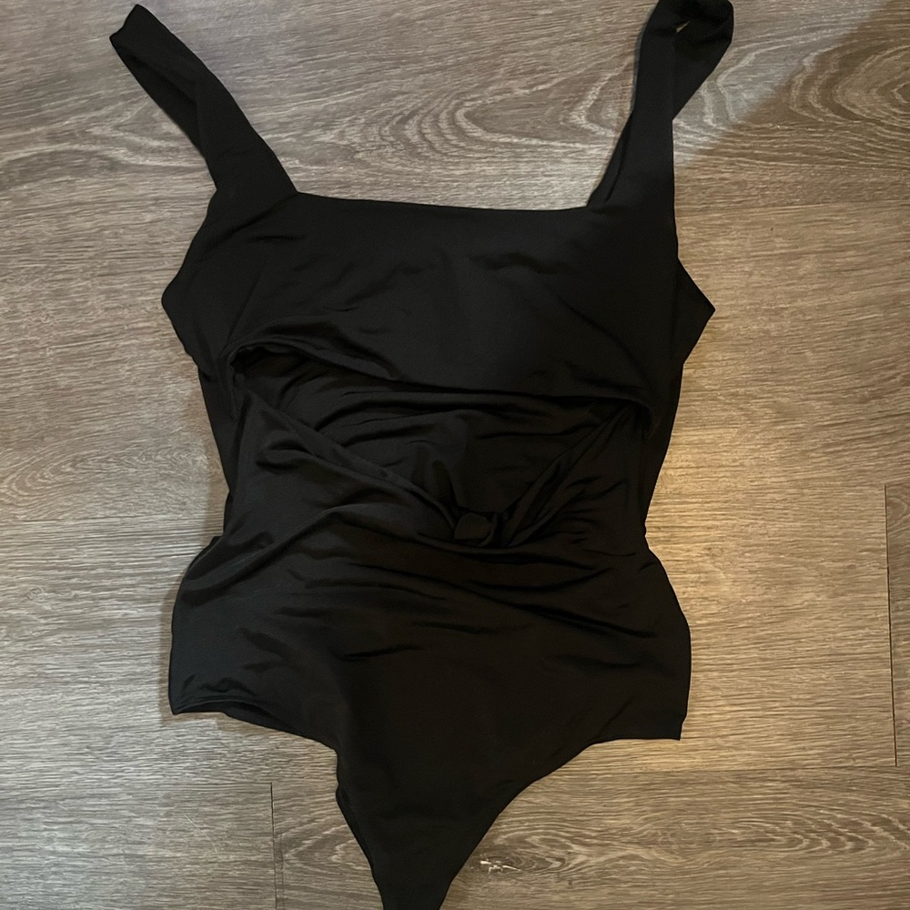 Black One-Piece Swimsuit